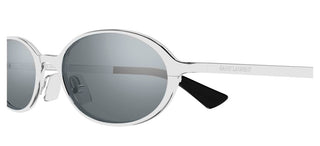 Saint Laurent SL 935 women Silver Round Sunglasses