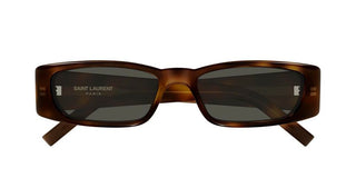 Saint Laurent SL 942 women Havana Squared Sunglasses