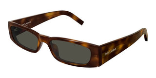 Saint Laurent SL 942 women Havana Squared Sunglasses