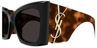 Saint Laurent SL M119 BLAZE women Havana Squared Sunglasses