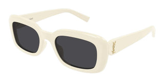 Saint Laurent SL M130 women White Squared Sunglasses