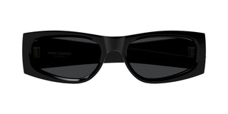 Saint Laurent Sl M140 Women Black Rectangle Sunglasses