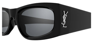 Saint Laurent SL M140 women Black Rectangle Sunglasses