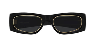 Saint Laurent SL M140 RIM women Black Squared Sunglasses