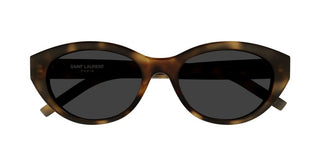 Saint Laurent SL M148 women Havana Round Sunglasses