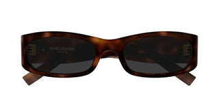 Saint Laurent SL M152 unisex Havana Squared Sunglasses