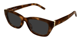 Saint Laurent SL M153 women Havana Squared Sunglasses