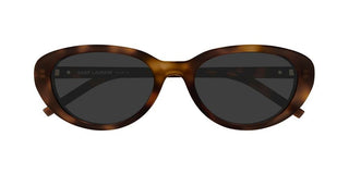 Saint Laurent SL M154 women Havana Oval Sunglasses