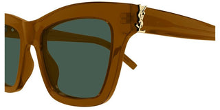 Saint Laurent SL M156 women Brown Cat Eye Sunglasses