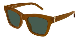Saint Laurent SL M156 women Brown Cat Eye Sunglasses