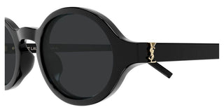Saint Laurent SL M161 unisex Black Round Sunglasses