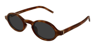 Saint Laurent SL M161 unisex Havana Round Sunglasses
