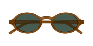 Saint Laurent SL M161 unisex Brown Round Sunglasses