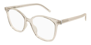 Saint Laurent SL M162 women Brown Round Eyeglasses
