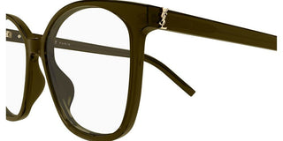 Saint Laurent SL M162 women Brown Round Eyeglasses