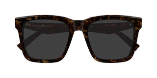 Saint Laurent SL M170 women Havana Squared Sunglasses