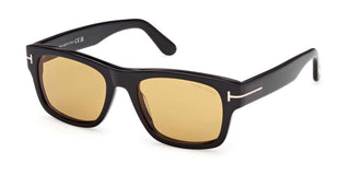 Tom Ford SMITH-02 FT1303 unisex Black Rectangle Sunglasses
