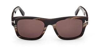 Tom Ford SMITH-02 FT1303 unisex Brown Rectangle Sunglasses