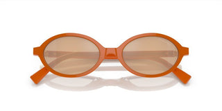 Miu Miu Smu 04zs Women Orange Oval Sunglasses