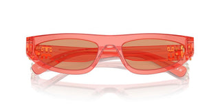 Miu Miu Smu 07zs Women Pink Oval Sunglasses