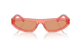 Miu Miu Smu 07zs Women Pink Oval Sunglasses