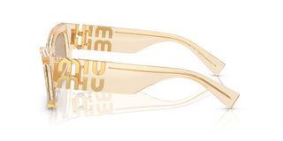Miu Miu Smu 09ws Women Yellow Geometric Sunglasses