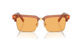 Miu Miu Smu 10zs Women Brown Squared Sunglasses