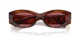 Miu Miu Smu 11ws Women Red Oval Sunglasses