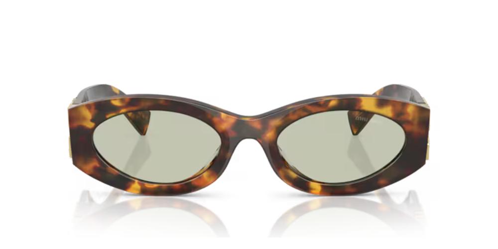 Miu Miu Smu 11ws Women Oval Sunglasses