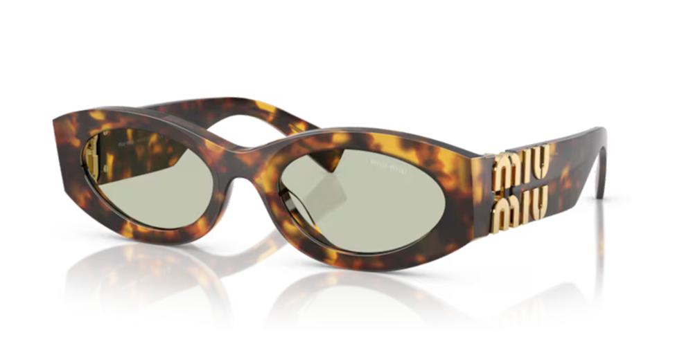 Miu Miu Smu 11ws Women Oval Sunglasses