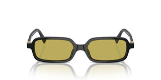 Miu Miu Smu 11zs Women Black Rectangle Sunglasses