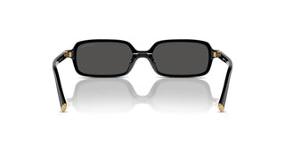 Miu Miu Smu 11zs Women Black Rectangle Sunglasses