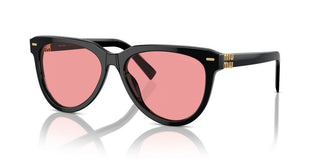 Miu Miu Smu 12zs Women Black Geometric Sunglasses