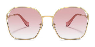 Miu Miu SMU 52WS women Gold Geometric Sunglasses