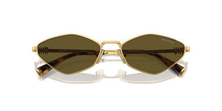 Miu Miu Smu 56zs Women Gold Other Sunglasses