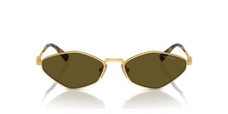 Miu Miu Smu 56zs Women Gold Other Sunglasses