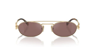 Miu Miu SMU 54ZS women Gold Geometric Sunglasses