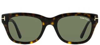 Tom Ford SNOWDON FT 0237 unisex Havana Squared Sunglasses