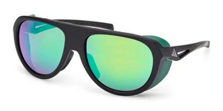 Adidas SP0110 unisex Black Geometric Sunglasses