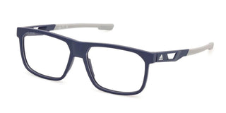 Adidas Sp5076 Unisex Blue Rectangle Eyeglasses