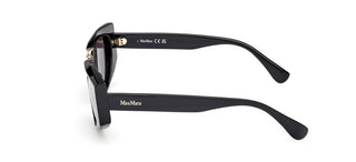 Max Mara Spark 8 Mm0144 Unisex Black Cat Eye Sunglasses