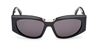 Max Mara Spark 8 Mm0144 Unisex Black Cat Eye Sunglasses