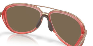 Oakley Split Time Oo 4129 Women Orange Pilot Sunglasses