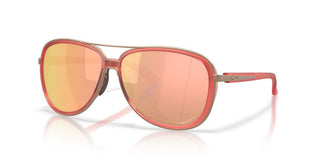 Oakley Split Time Oo 4129 Women Orange Pilot Sunglasses