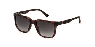 Police SPLN34 unisex Havana Squared Sunglasses