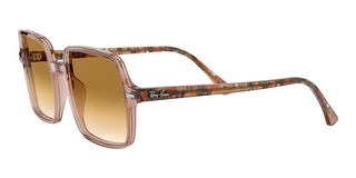 Ray-Ban SQUARE II RB 1973 women Brown Geometric Sunglasses