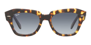 Ray-Ban STATE STREET RB 2186 unisex Havana Squared Sunglasses