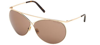 Tom Ford STEVLE FT 0761 women Gold Pilot Sunglasses