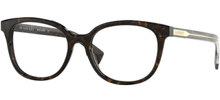 Burberry STRIPED CHECK BE 2291 women Havana Geometric Eyeglasses