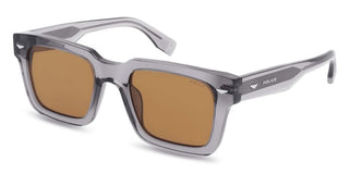 Police Supernova 2 Splq88e Men Transparent Squared Sunglasses